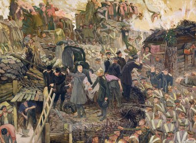 The Defense of Sebastopol, 1910 by Dmitri Nikolayevich Kardovsky
